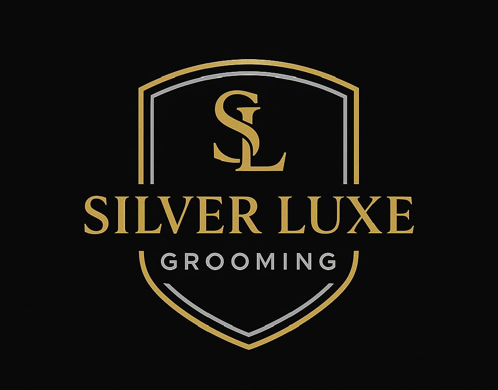 Silver Luxe Grooming Monogram