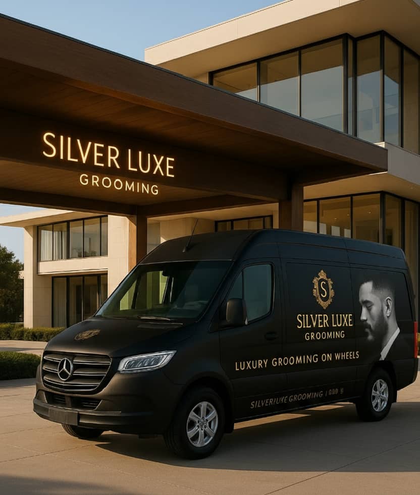 Silver Luxe Van Exterior